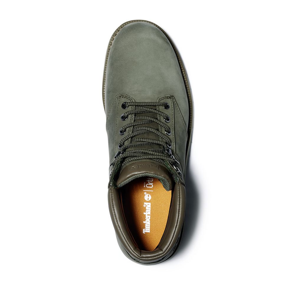 Botas de Caminhada Masculino - Timberland Redwood Falls Impermeavel Mid - MKPTY8512 - Verdes Escuro